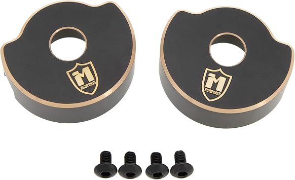 MEUS RACING Brass Steering Knuckles + Portal Cover for for Vanquish H10 Optic Sparco Yokohama RTR 1/10 RC Crawler Upgrades Parts Rear Portal Cover