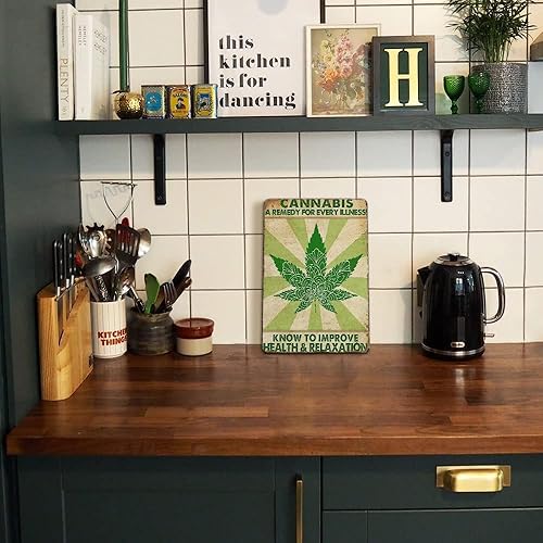 Miniatura 9 de Letrero de marihuana de metal con texto en inglés "Hey At Least Its Not Crack", divertido marihuana con texto en inglés "Hey At Least Its Not