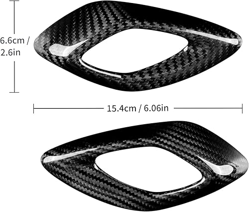 Miniatura 2 de AIRSPEED Paneles de puerta de automóvil de fibra de carbono real, ajuste interior para Chevrolet Camaro 2016 2017 2018 2019 2020 2021 2022 2023