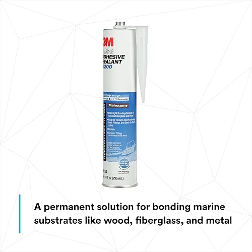 Miniatura 2 de Adhesivo sellador 3M Marine 5200, Mahogany, 1