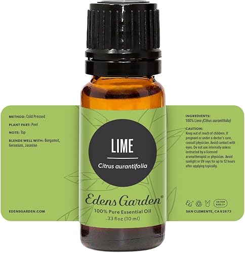 Miniatura 8 de Edens Garden Aceite Esencial de Lima - 100% Puro Grado Premium, Sin Diluir, Natural, Terapéutico, Aromaterapia, Lo Mejor para Difusor, Vela,