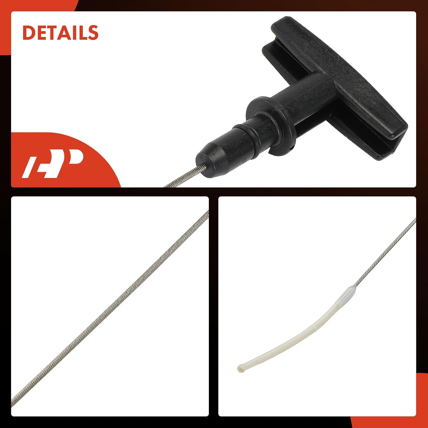A-Premium L6 6.7L Engine Oil Dipstick Compatible with Ram 2500 2011-2018, 3500 2015-2018, 4500 5500 2011-2017 & Dodge Ram 2500 3500 2007-2010, Ram 4500 5500 2008-2010, Oil Measuring Rod Dip Stick