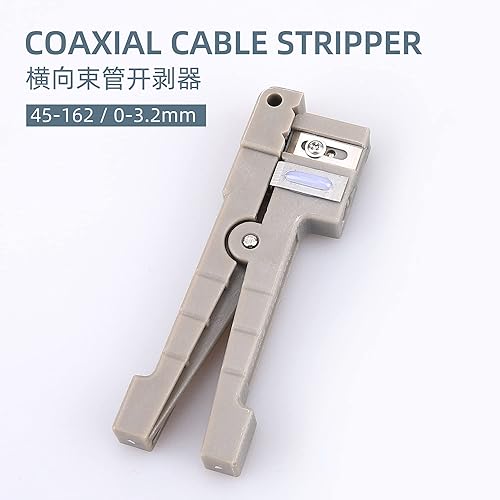 Miniatura 4 de Herramienta pelacables de fibra óptica 45-162 Alambre coaxial de cobre de cable de herramientas de pelado con hoja para chaquetas de fibra Cable