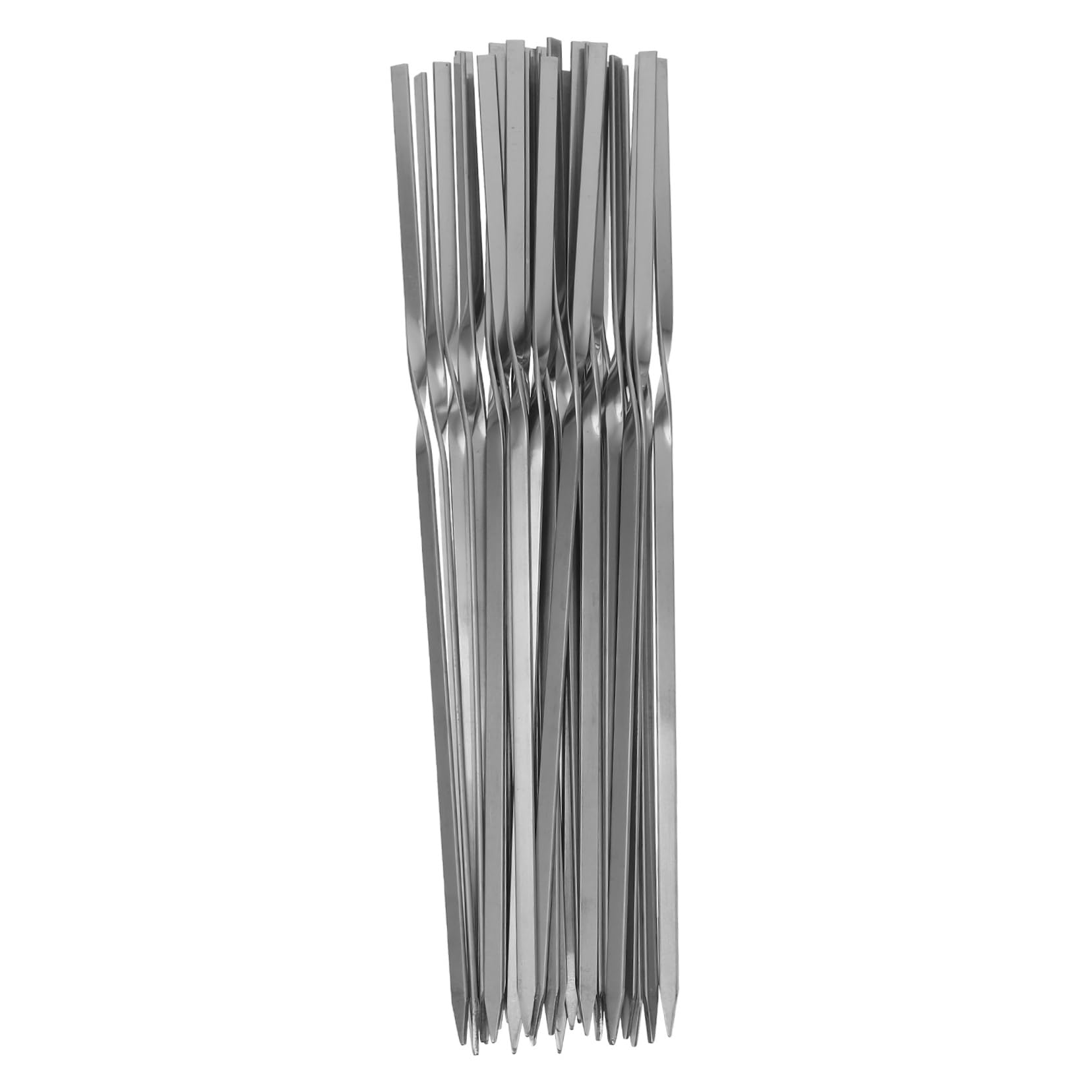 Happyyami Brochetas Reutilizables Para Barbacoa Hechas Inoxidable Para Kebab y Pinchos
