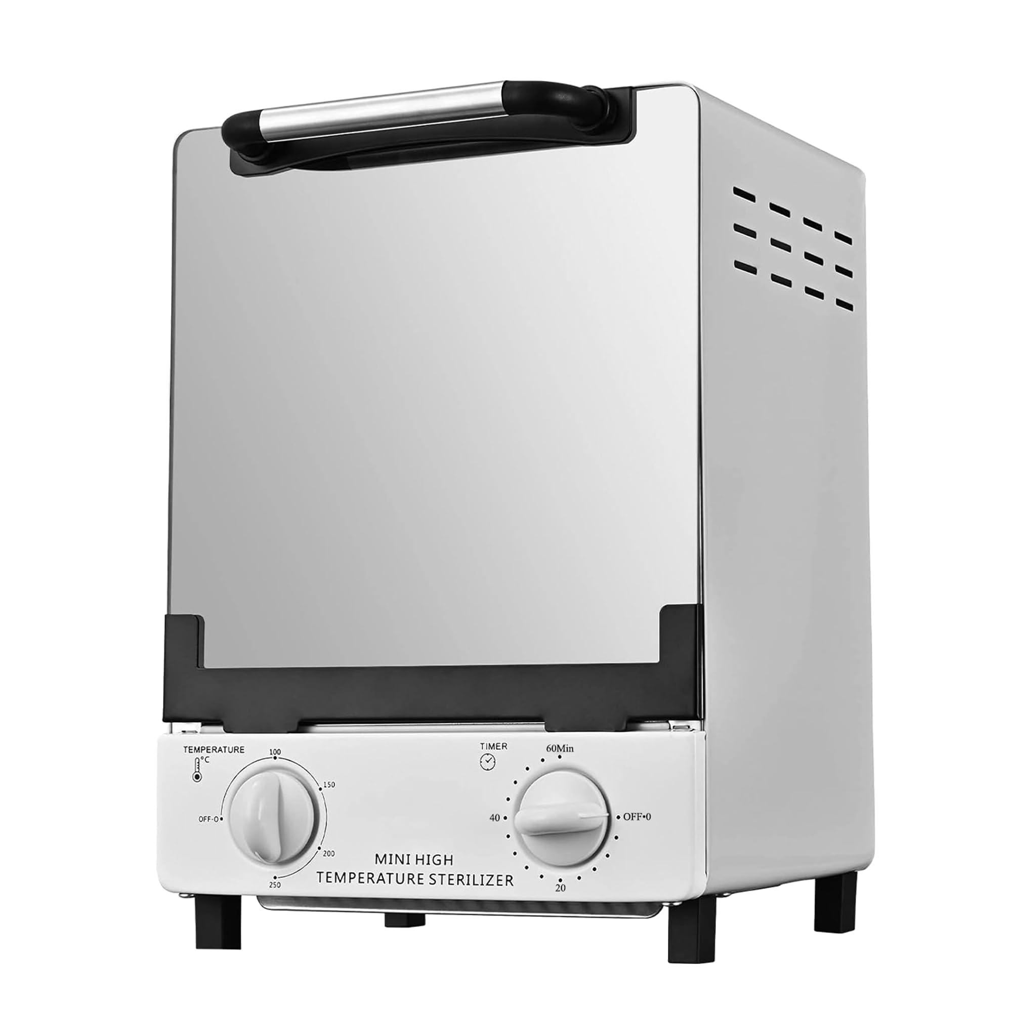 Esterilizador de aire caliente de 12 litros, esterilizador doble de calor seco, autoclave de infrarrojos de 250 grados con temporizador, para salones dentales y de uñas, Peluquerías