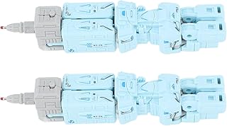 Caneta robô Transformadora, Caneta Transformadora de Plástico, Decoração de Mesa, Alta Jogabilidade para a Escola (Azul claro)