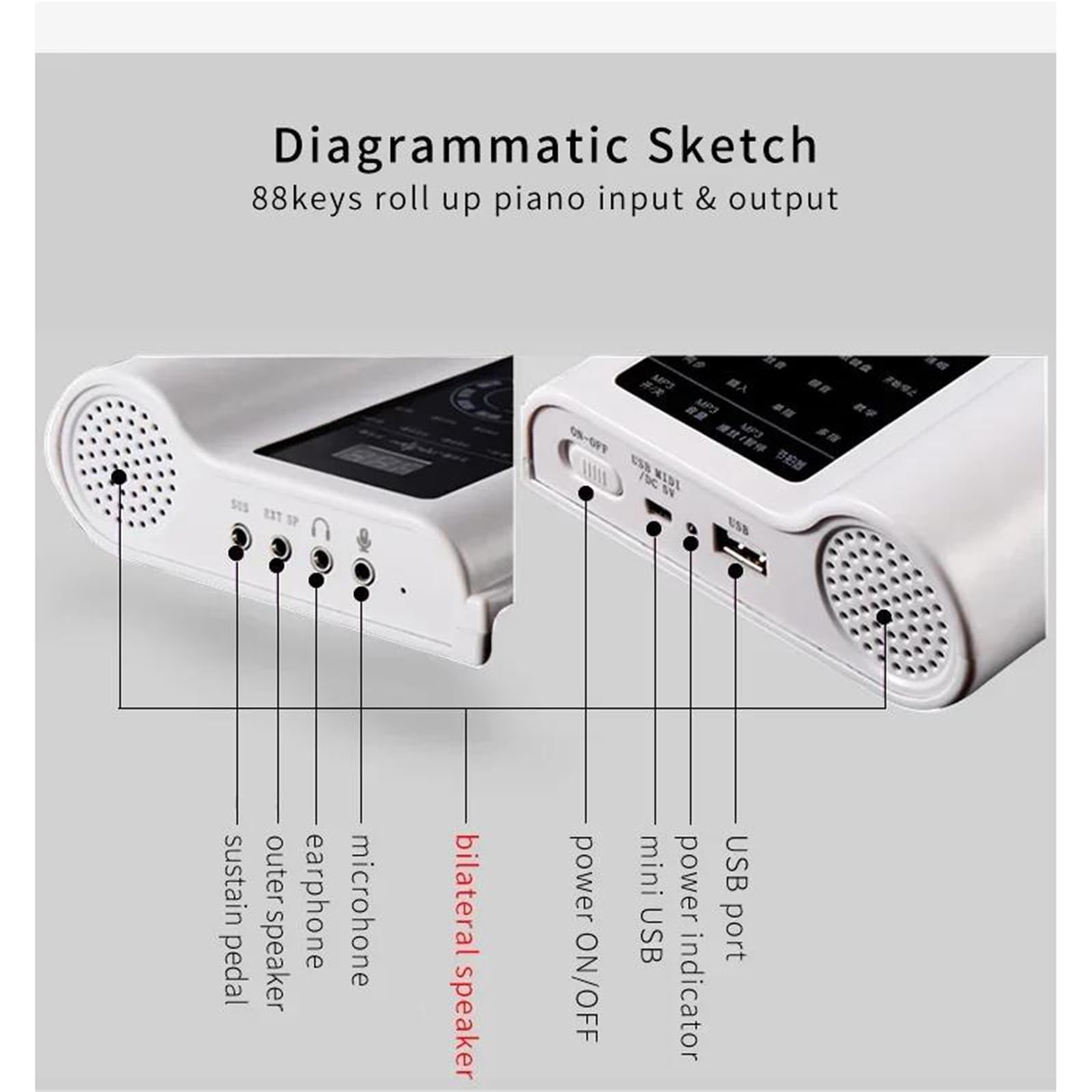 Tastiera Digitale Per Principianti Tastiera Elettrica Digitale Pieghevole Portatile Pieghevole In Silicone Morbido Flessibile Con 88 Tasti Standard Per Principianti