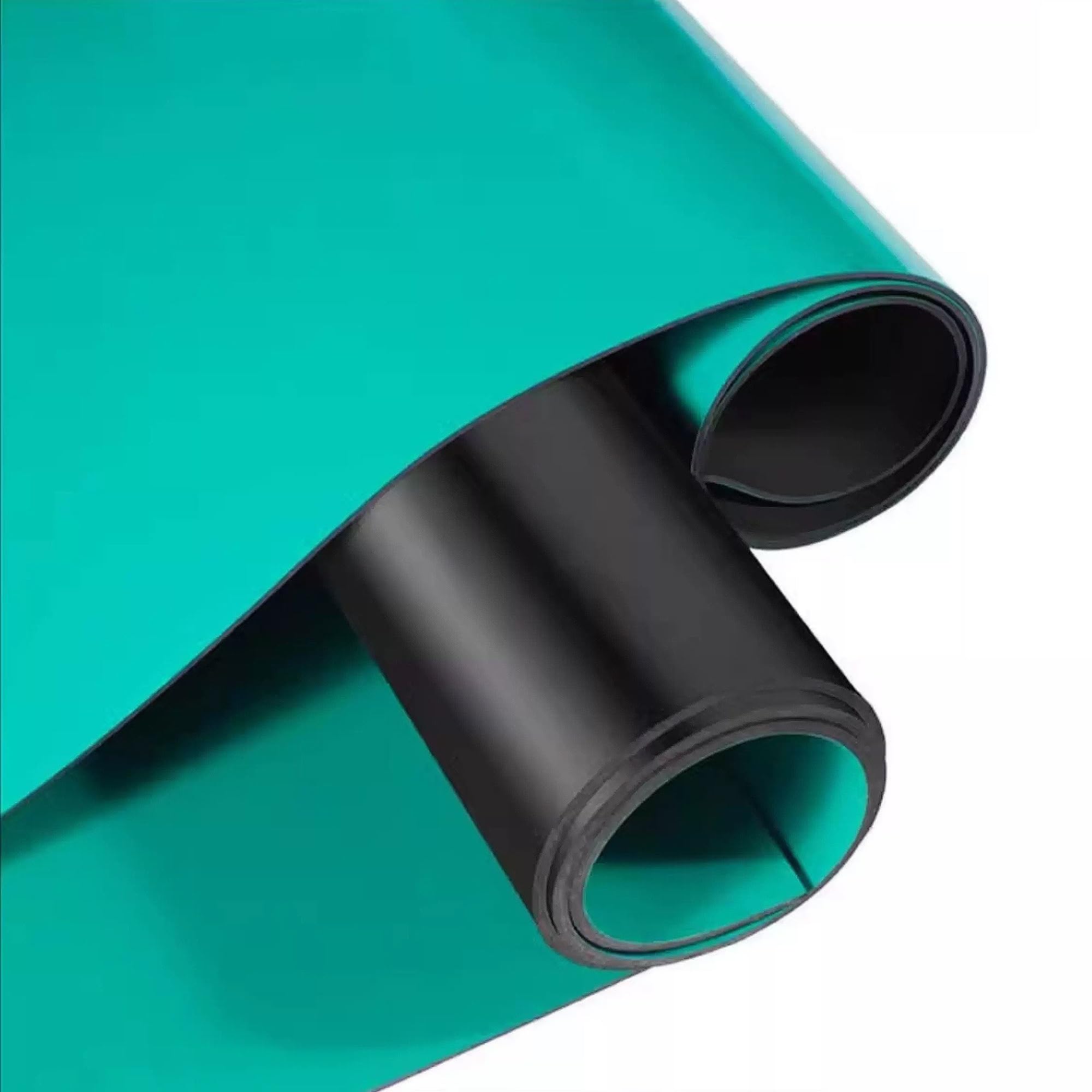 Almohadilla para Soldadura Antiestático Banco de Trabajo, 2mm Alfombrilla de Soldadura Resistente al Calor, Esterilla de Soldador Goma para Reparacion Electrónicas | 70x240cm
