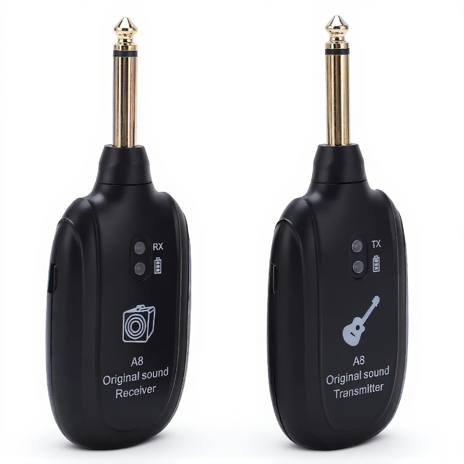 Bezprzewodowy System Gitarowy, Bezprzewodowy Zestaw Odbiornika Nadajnika Gitarowego, Zestaw Akcesoriów do Odbioru Gitary Akumulator Audio Bezprzewodowy Odbiornik Nadajnika dla