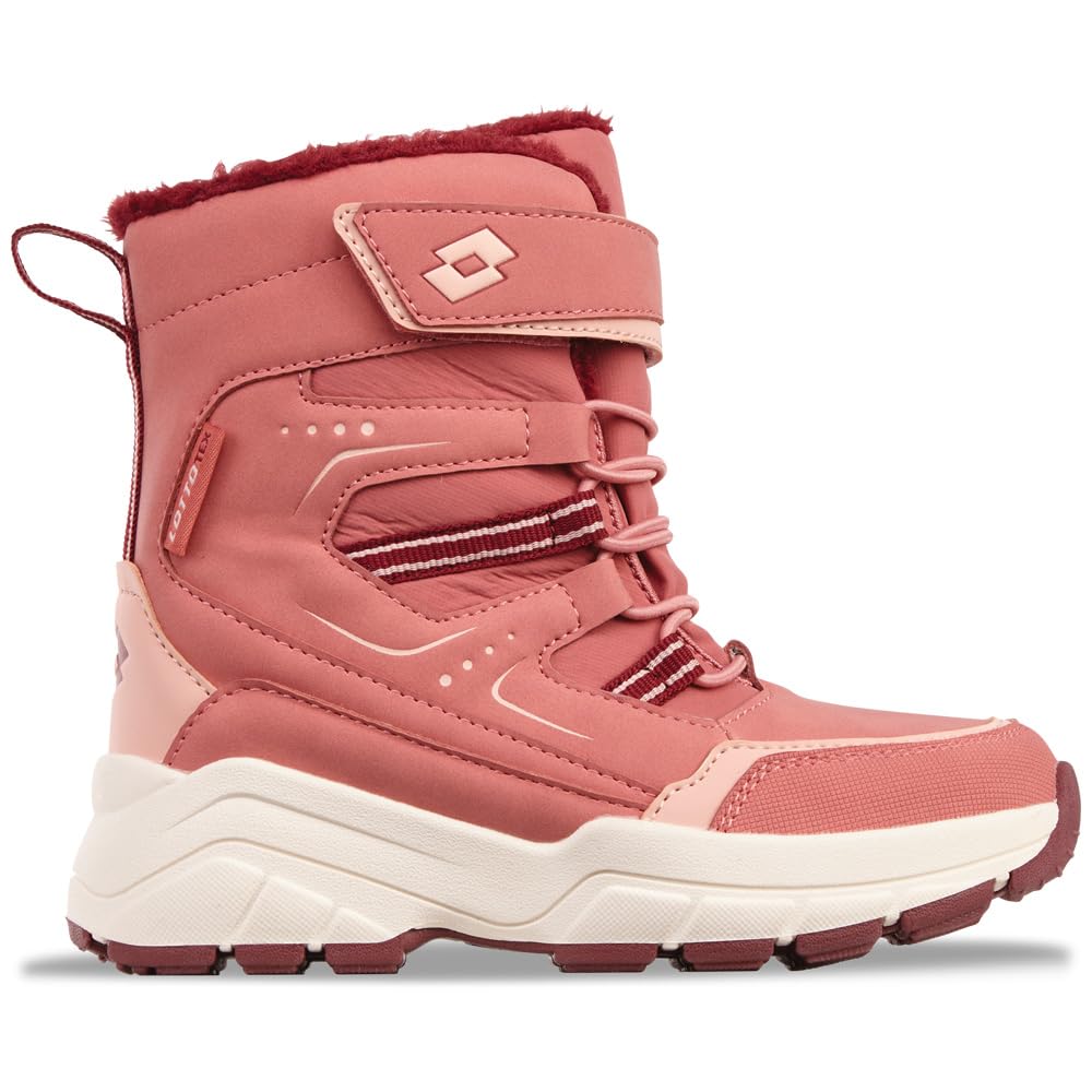 LOTTO Girls' Nizina Tex K Half Length Boots, Dk Rose Rose, 10.5 UK Child