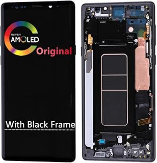 Tela LCD original de 6,4 polegadas Note 9 para Samsung Galaxy Note 9 N9600 N960U N960F N960F/DS N960W LCD NOTE9 tela sensível ao toque de substituição (com moldura preta)