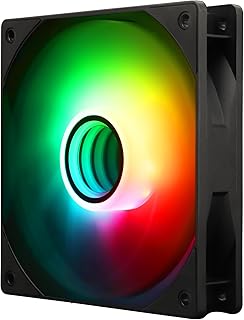 Thermalright TL-C12B-S V3 120mm ARGB CPU Fan, with 1500RPM Speed, Black Computer Case Fan, Quiet 4pin PWM PC Fan, for S-FDB Bearing CPU Cooler Fan,with ARGB Mirror Light Effect