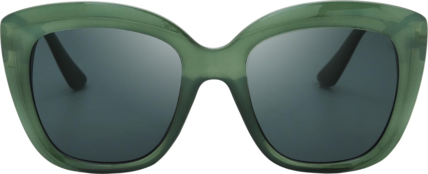 The Fresh Retro Nude Cateye Sunglasses for Women Vintage Trendy Shades