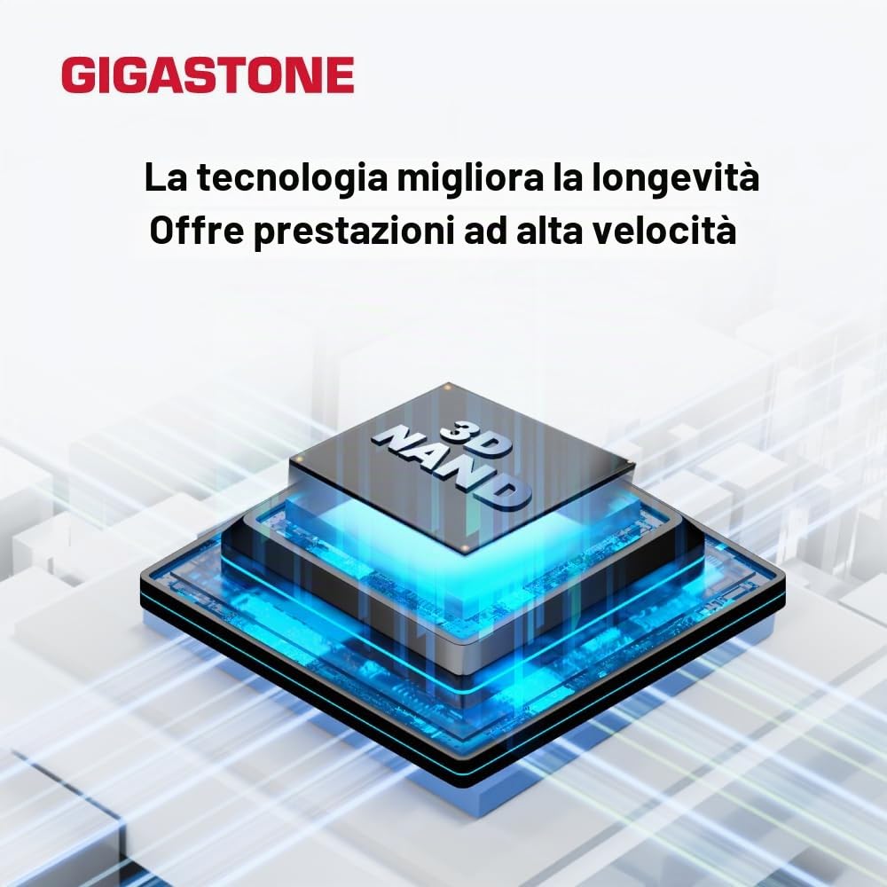 Gigastone 128 GB Chiavetta USB 3.1, Z90 Serie, Set da 2, Velocità e prestazioni affidabili, Ideali per PC Computer Mac, Compatibile con interfaccia USB 2.0/3.0, Impermeabile in metallo, Mini e robusto