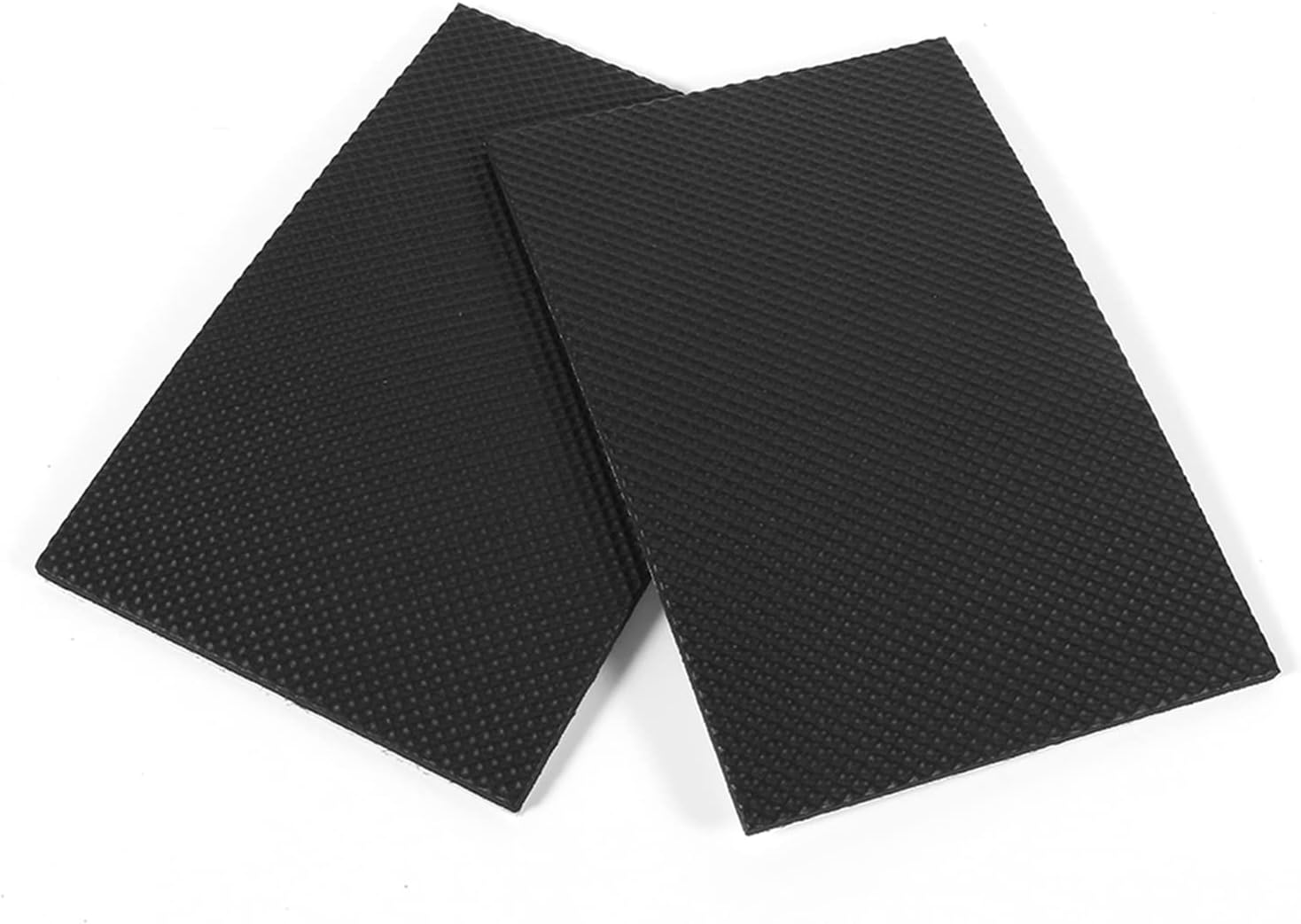 Generic 2Pcs Black EVA Furniture Floor Protectors, Nonslip Self Adhesive Pads for Sofa Table Chair, with Protective Feet for Wooden Floor Desk Surface