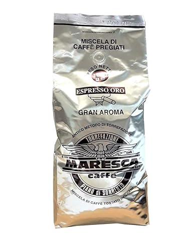 Gran Aroma mezcla de granos tostados tostado oscuro, bolsa de 2.2 libras, mezclado y tostado en Sorrento de Italia..