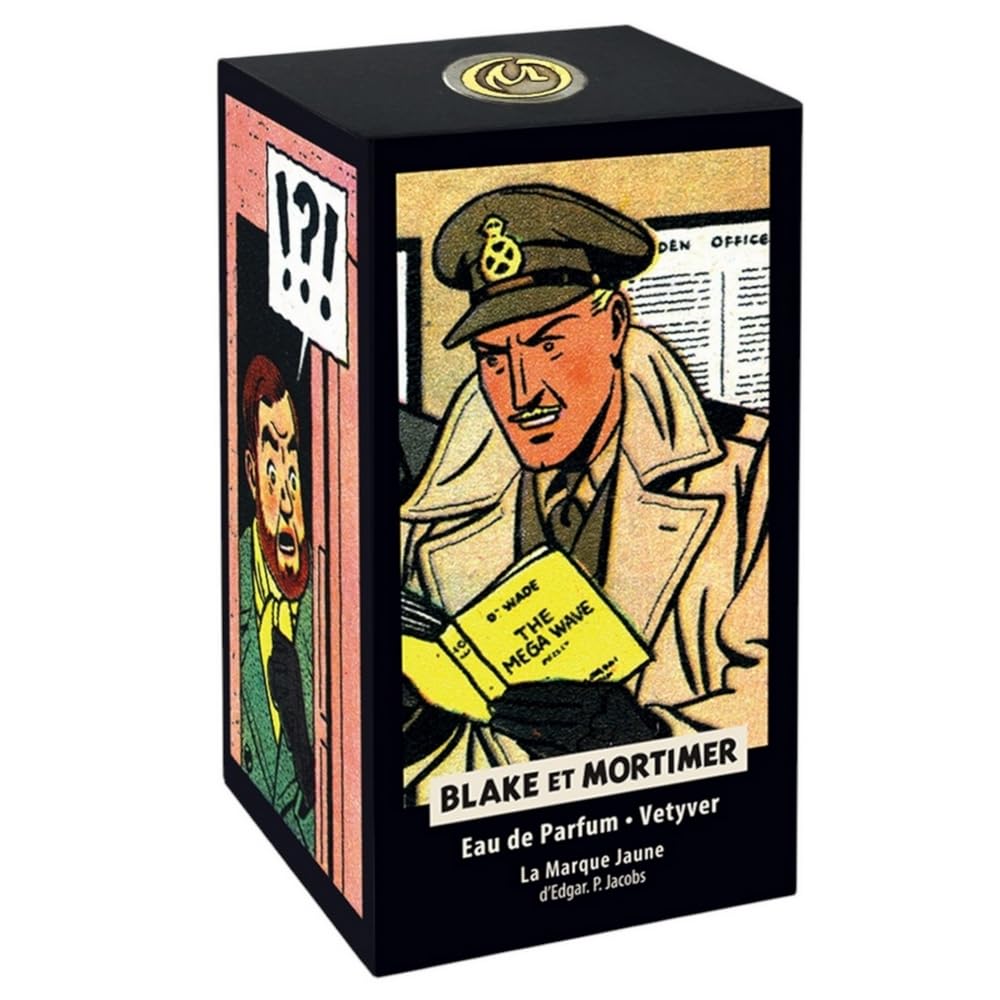 Eau de parfum Blake et Mortimer Vétyver, La Marque Jaune BMP04 (30ml)
