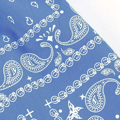 Lastesso Swim Trunks Men Lightweight Bandana Shorts Drawstring Short Swim Trunks with Pockets Casual Swimwear Beach Shorts3