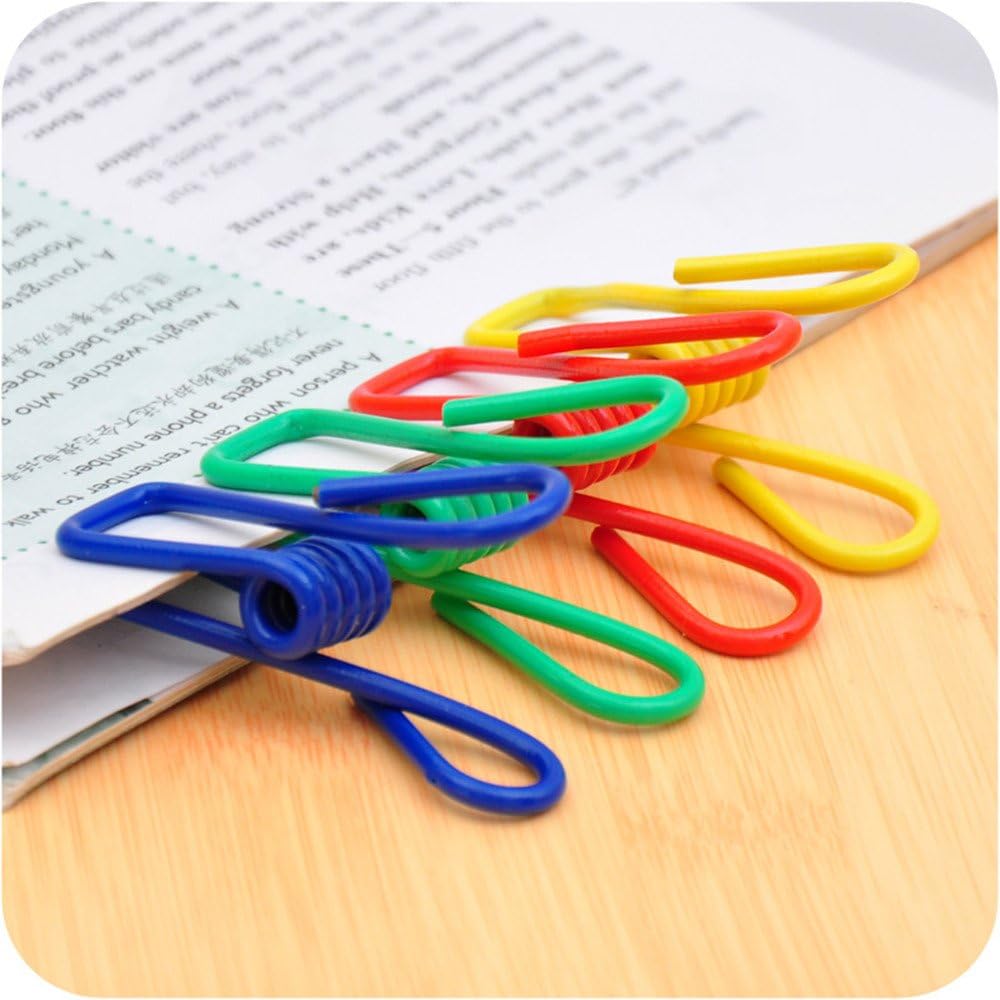 Multi-pose Clothesline Utility Clips, Steel Wire Clips