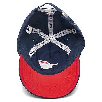 FILA Kinetics 赤 バンダナ柄 キャップ　(2) Fila Pickleball Cap (Navy/Red) at Amazon Men's Clothing store