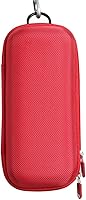 Vista 5 de Hermitshell Funda rígida de viaje compatible con JBL FLIP 5 / JBL FLIP 6 / JBL Flip 7 Altavoz Bluetooth portátil impermeable (rojo)