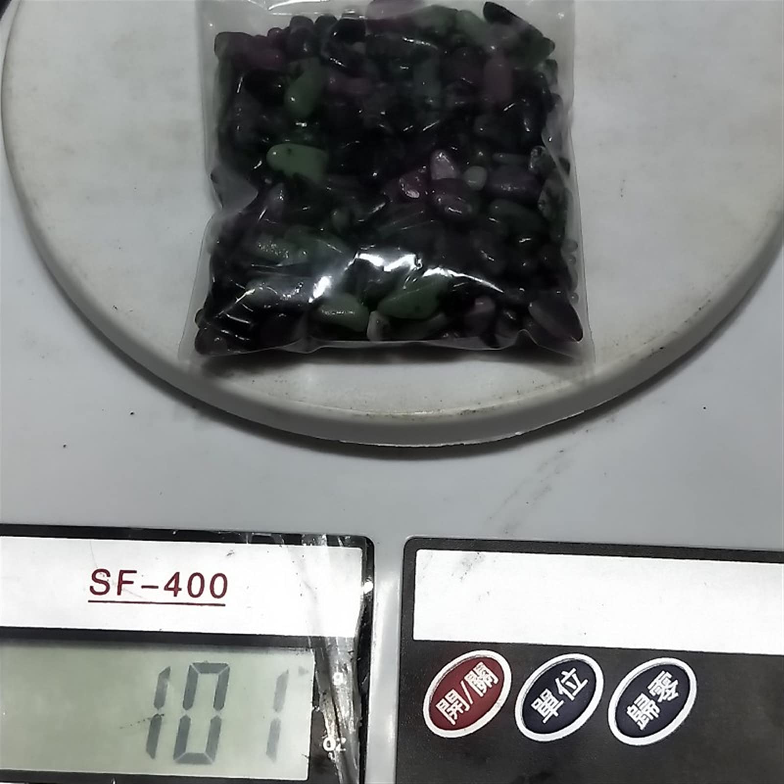 100g Piedra epidota Natural Grava de Cristal espécimen de Cuarzo Colorido pecera decoración de jardín yuebang