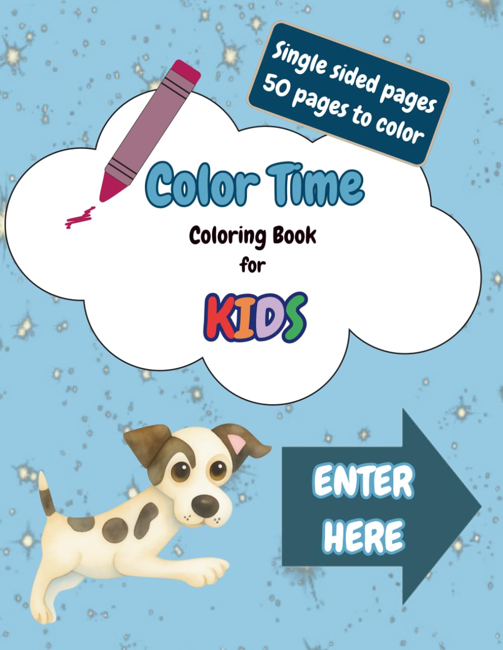 Color Time Coloring Book for Kids: Coloring book for kids ages 6-10 with multiple themes and Christmas section.