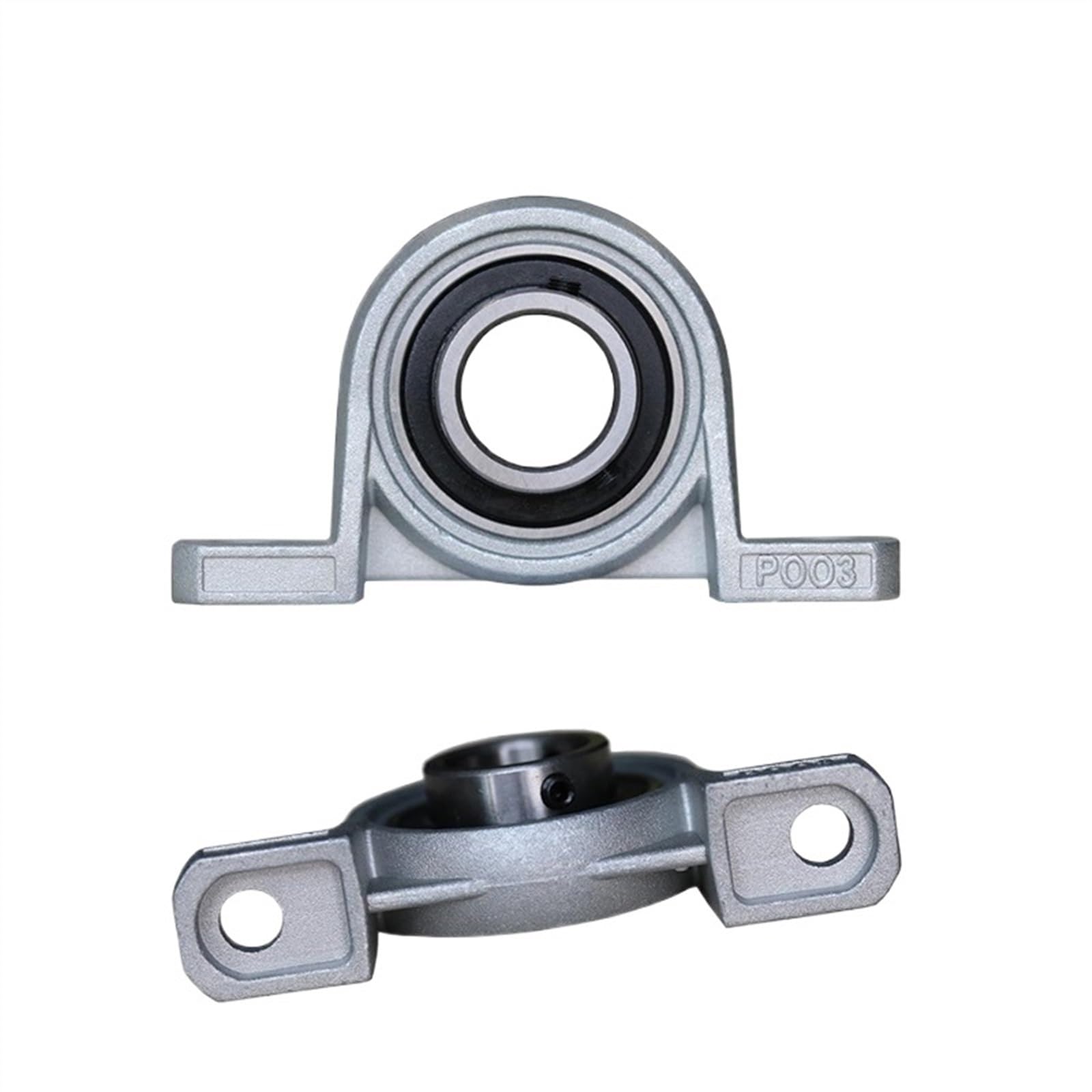 Roulement à billes en alliage de Zinc, diamètre 8mm 10mm 12mm 17mm, Support monté sur bloc d'oreiller KP08 KP000 KP001 Kp003 Kp005 Kp006 4/10 pièces(KP006 30mm,4Pcs)