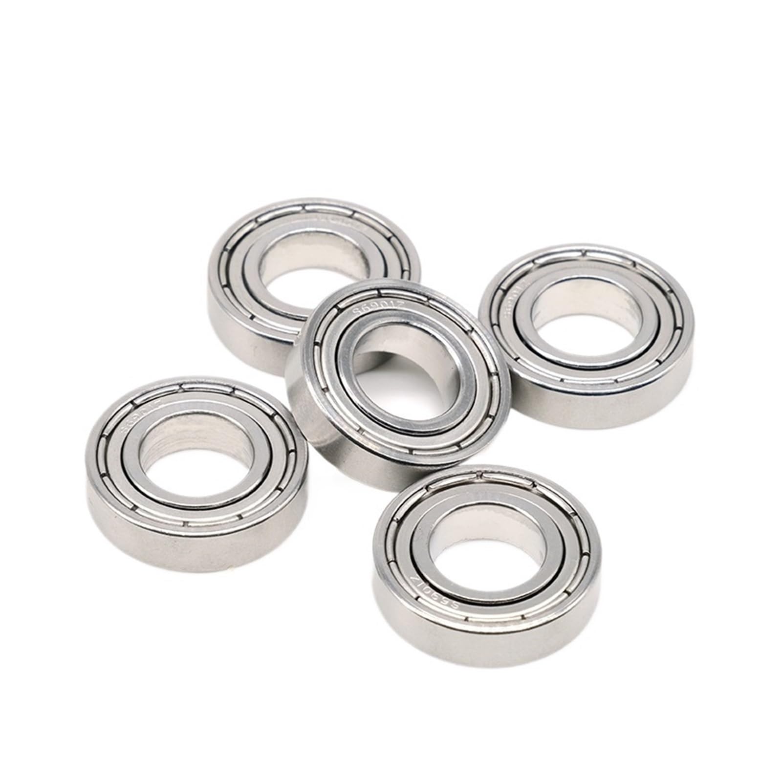 10 rodamientos de bolas acero inoxidable S6901ZZ 12 x 24 6 mm, ABEC-7, blindados, AISI440C