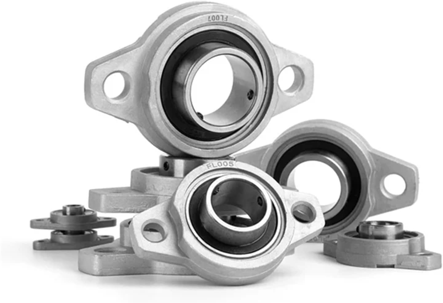 1pcs Zinc Alloy Diameter 8 10 12 35 mm Bore Ball Bearing Pillow Block Mounted Support Kfl08 Kfl004 Kfl002 Kp08 Kp000 Kp003 Kp005(KP08 8mm)