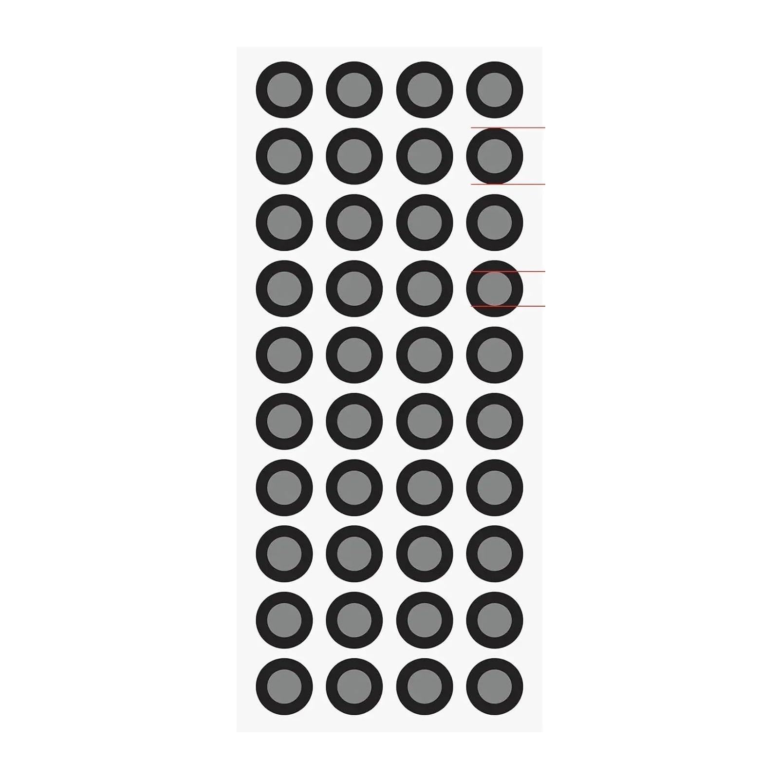 Marqueur de point de référence de numérisation 3D 3 mm/6 mm, points de suivi précis for l'impression 3D et l'ingénierie inverse pour un suivi précis(6mm-10 sheet)