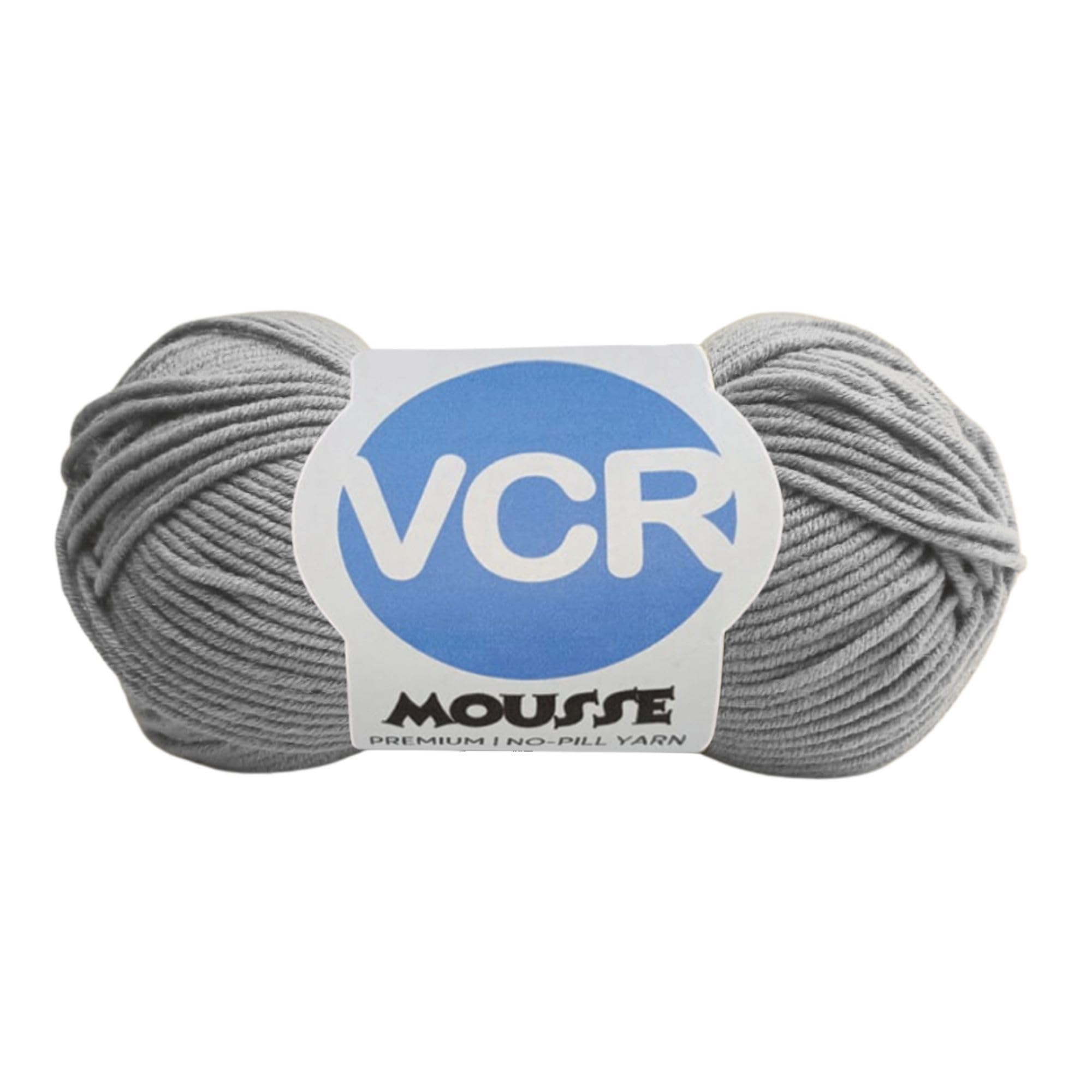 VCR 4ply Normal Grey Yarn, 100 Grams Hank, 190 Meters Length, Acrylic Ball for Crochet and Knitting, Soft Crosia Threads, Pack of 1 Yarn, Suitable for DIY Crafts