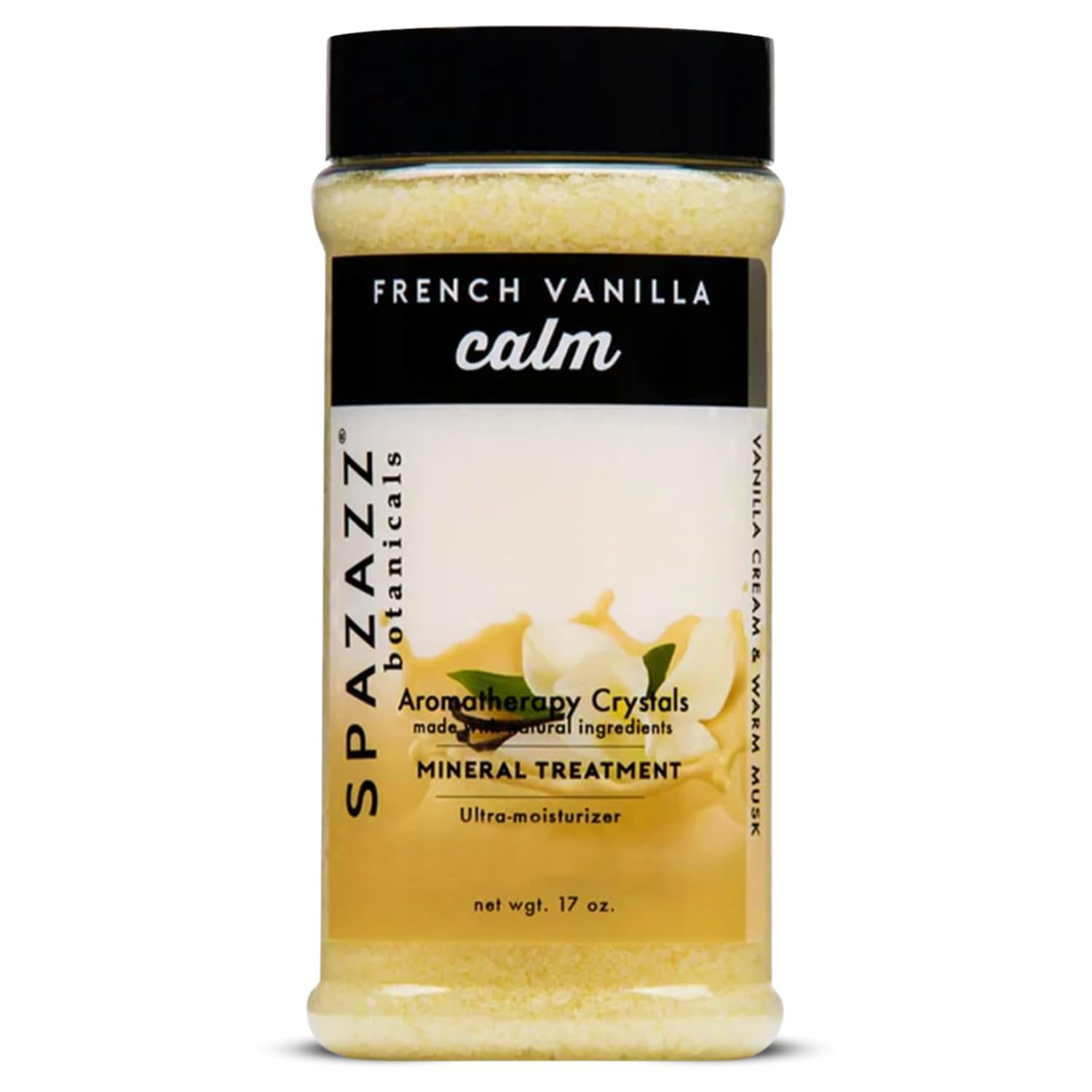 Spazazz Spa & Bath Crystals 17oz / 482g Warm French Vanilla