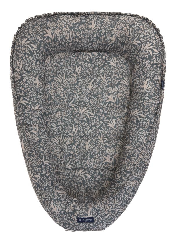 ZaffiroOrganic Grey Cotton Baby Nest