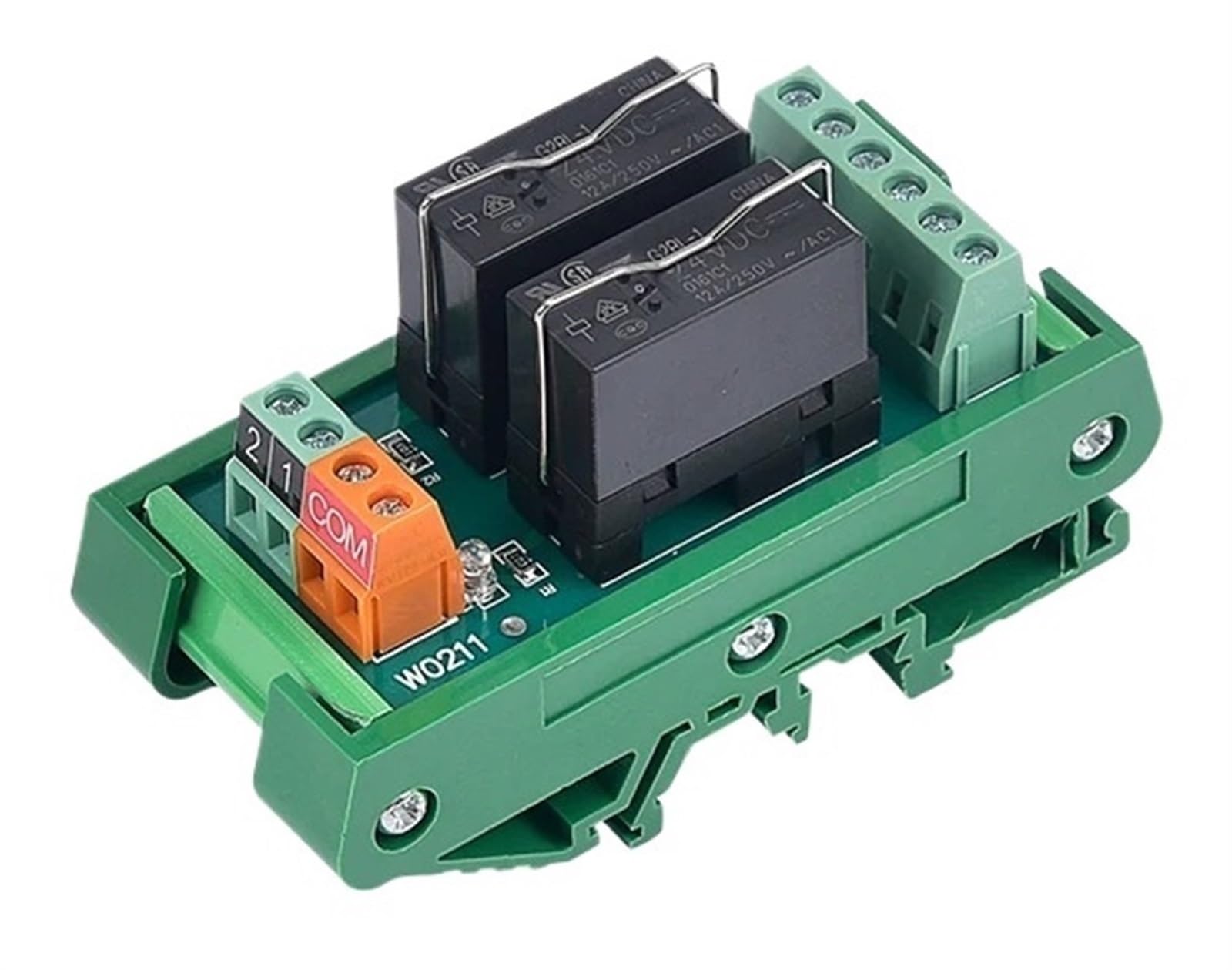 Relais rail Din 2 canaux pour protéger les sorties MCU de vos circuits 12V 24V
