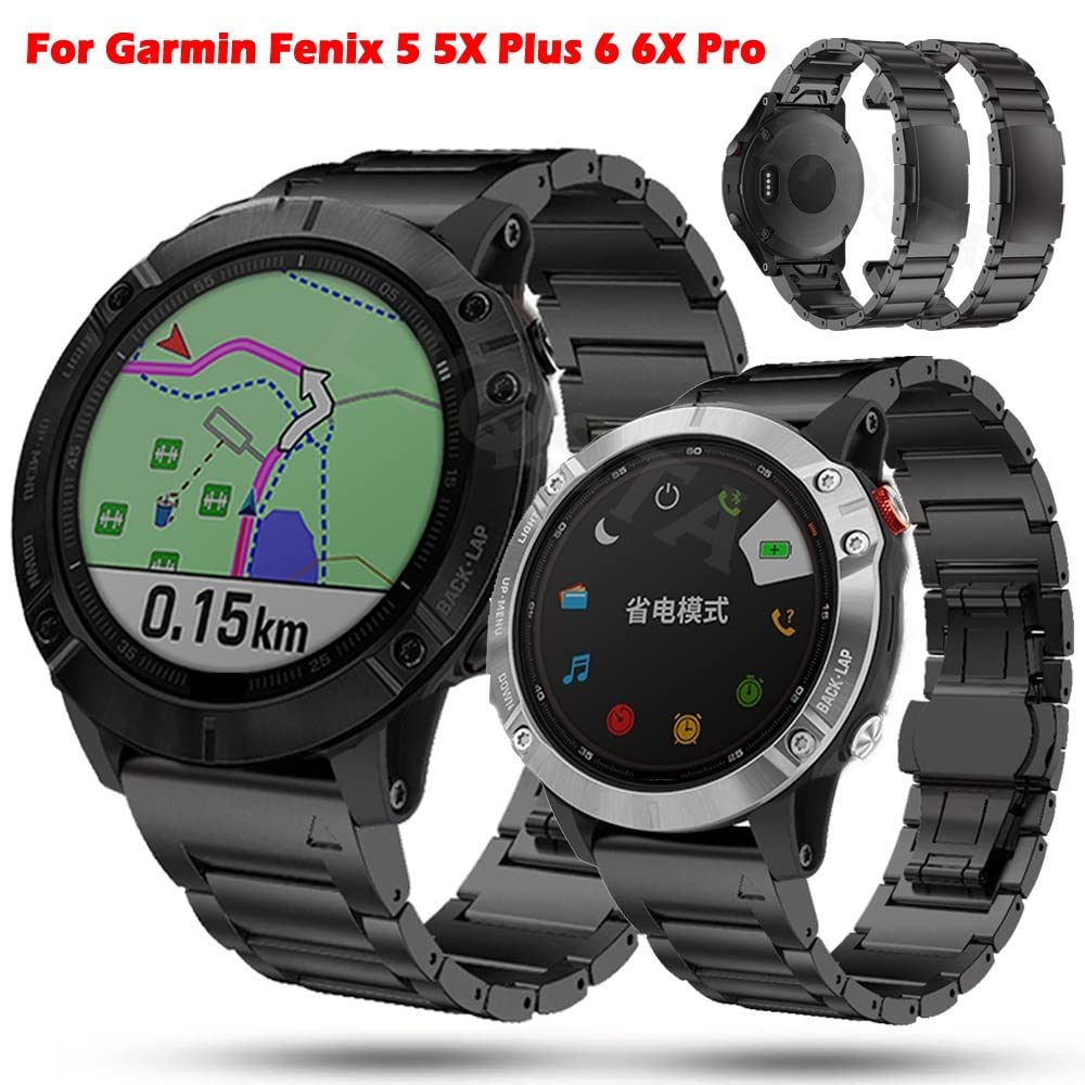 22 mm 26 mm zamiennik paska do zegarka Garmin Fenix 5 5X Plus 6 6X Pro 7X Quick Release pasek do smartwatcha bransoletka opaska na nadgarstek