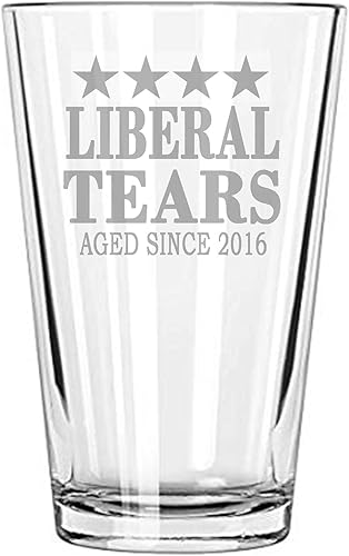 Alankathy Mugs Liberal Tears Donald Trump MAGA make america great again Copa de vino de idea republicana (vaso de cerveza de 16 onzas)