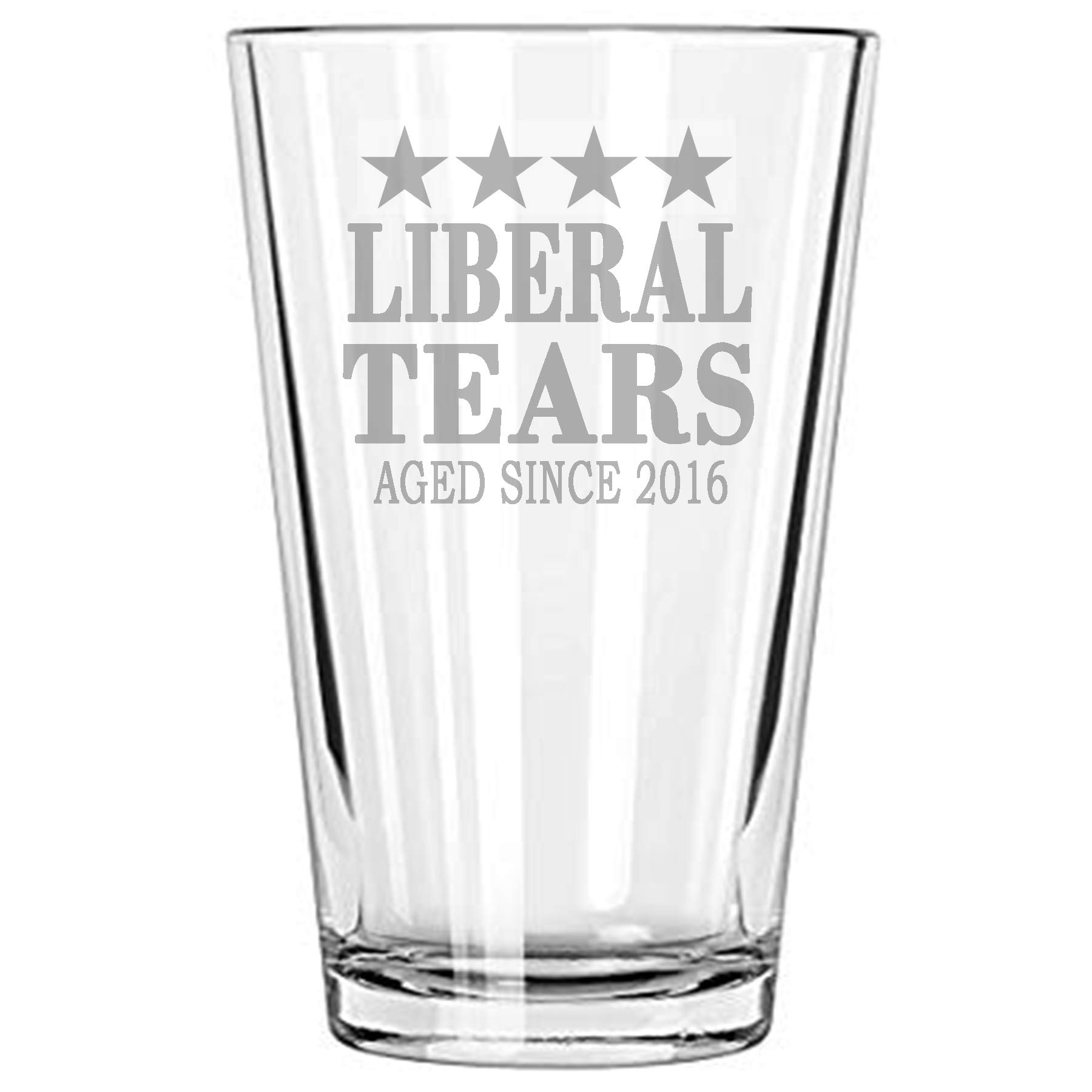 Alankathy Mugs Liberal Tears Donald Trump MAGA make america great again Republican Idea Wine Glass (16 oz pint beer glass)