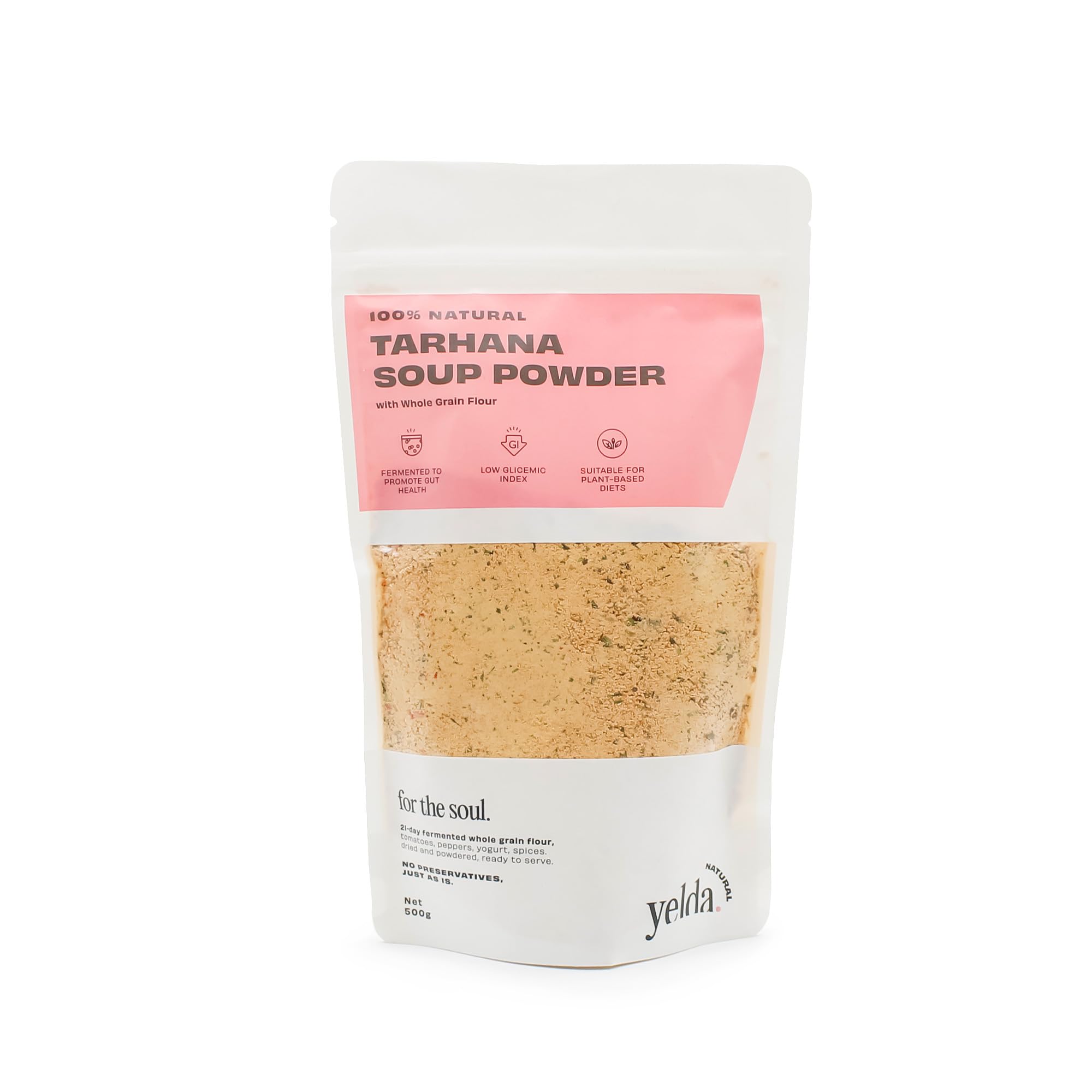 Soupe Tarhana turque épicée 500gr | Soupe végétarienne traditionnelle épicée contenant du yaourt | Soupe d'hiver sans additifs | Mélange de soupes Tarhana fait maison (500 GR, Soupe Tarhana)