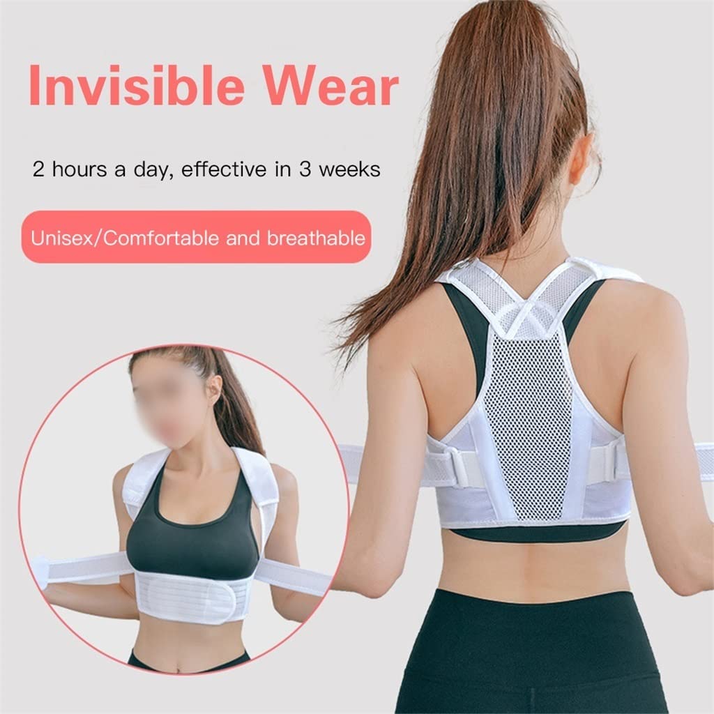 Cinturón Corrector de Espalda, Faja Lumbar Ligera y Transpirable para Hombres y Mujeres.
