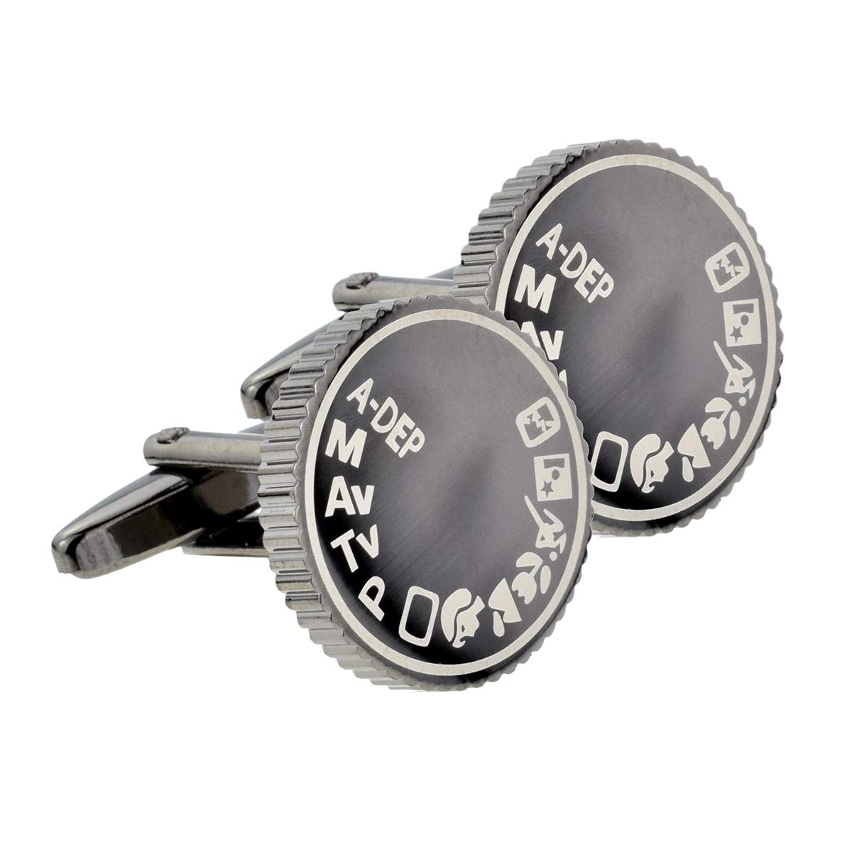GTR-Prestige GiftwareCamera Dial Photographers Cufflinks Presented in a Cufflink Box