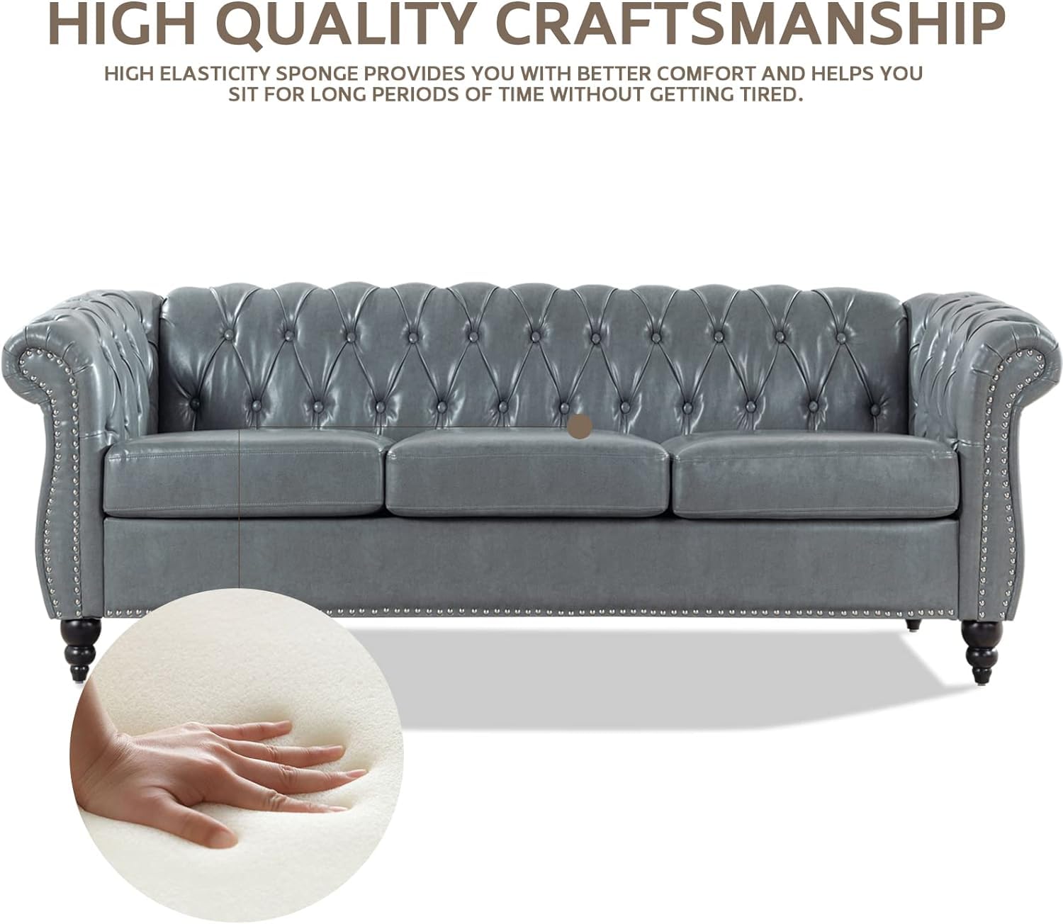 ピース チェスターフィールド アメリカ Amazon.com: 88.5-inch