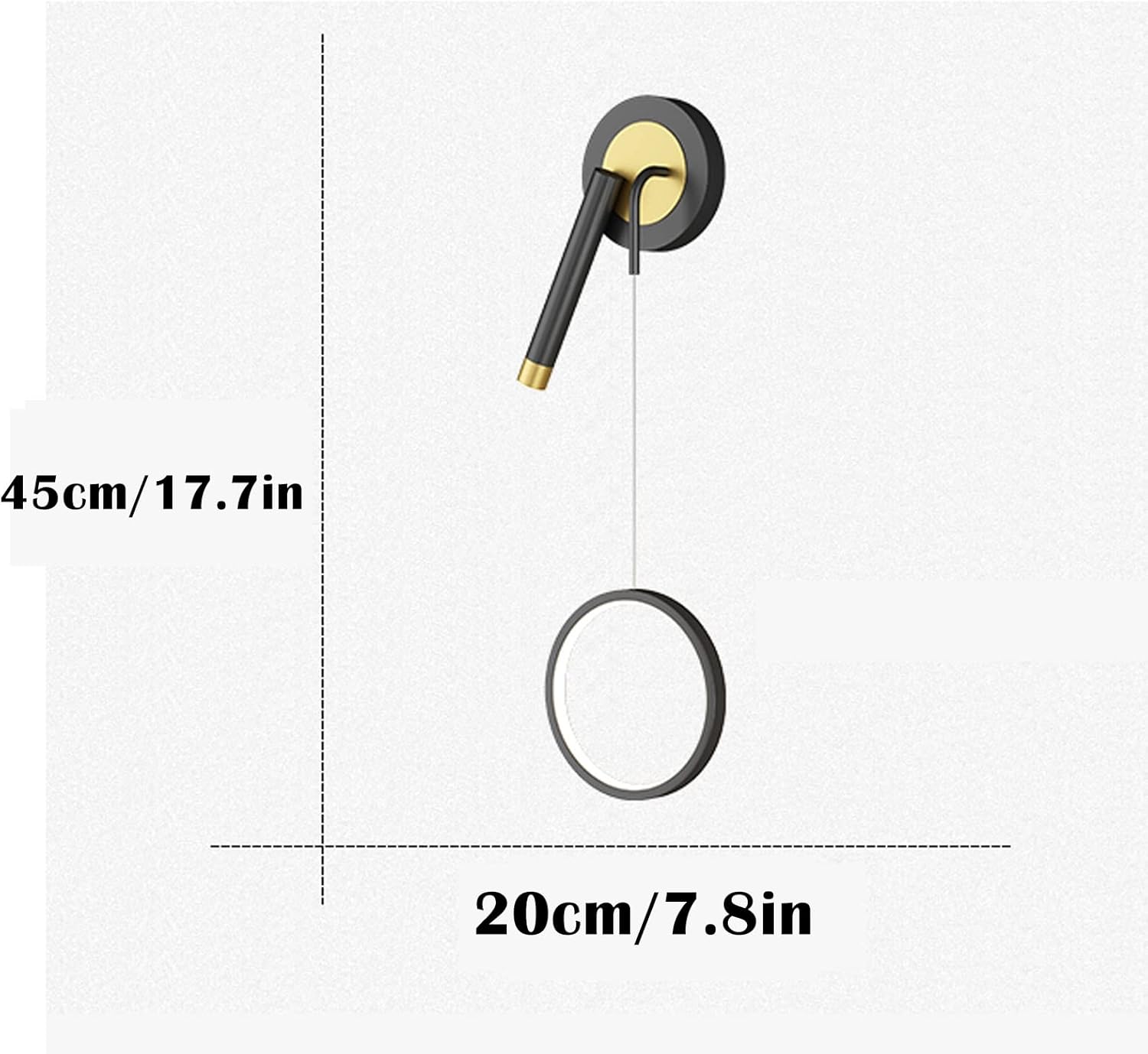 ウォールランプ リビングルームアイアンウォールランプ屋内装飾照明に対応 - ガラスランプシェード ホームアウトドアハロウィンウォール