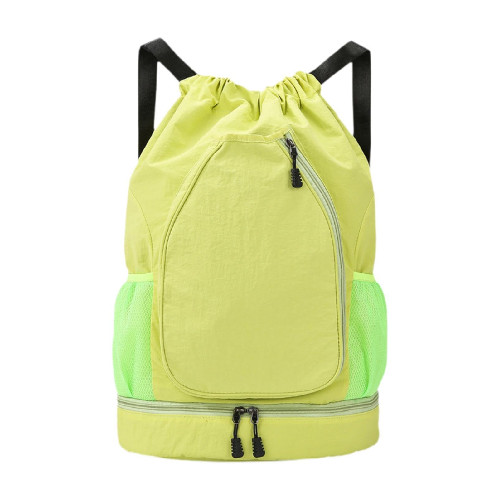 Tennis Backpack Portable Badminton Racket Bag for Men Gym Outdoor Activities Green-image-19