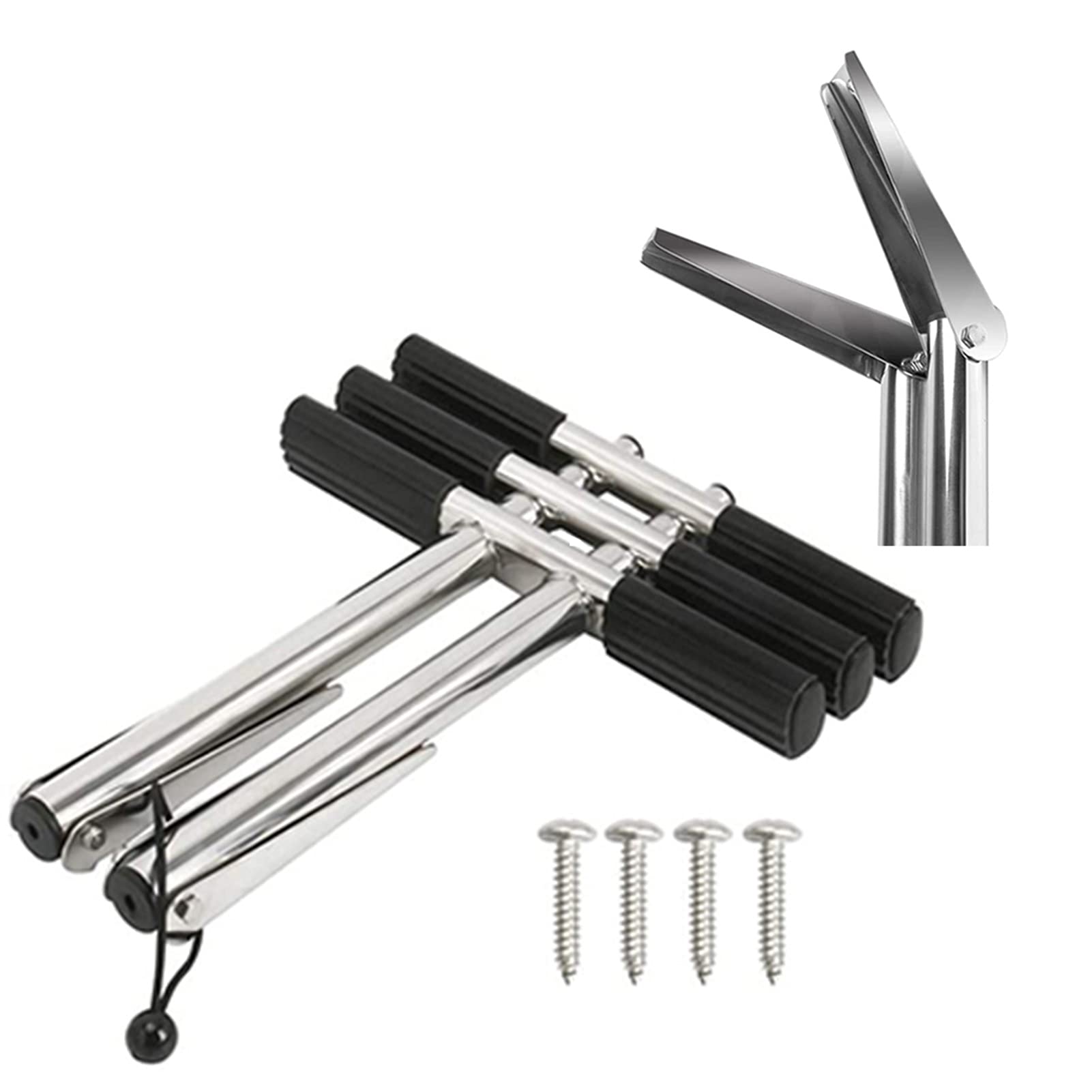 Buy Dive Ladder for Boats, 3 Step Stainless Steel Marine Ladder Dock