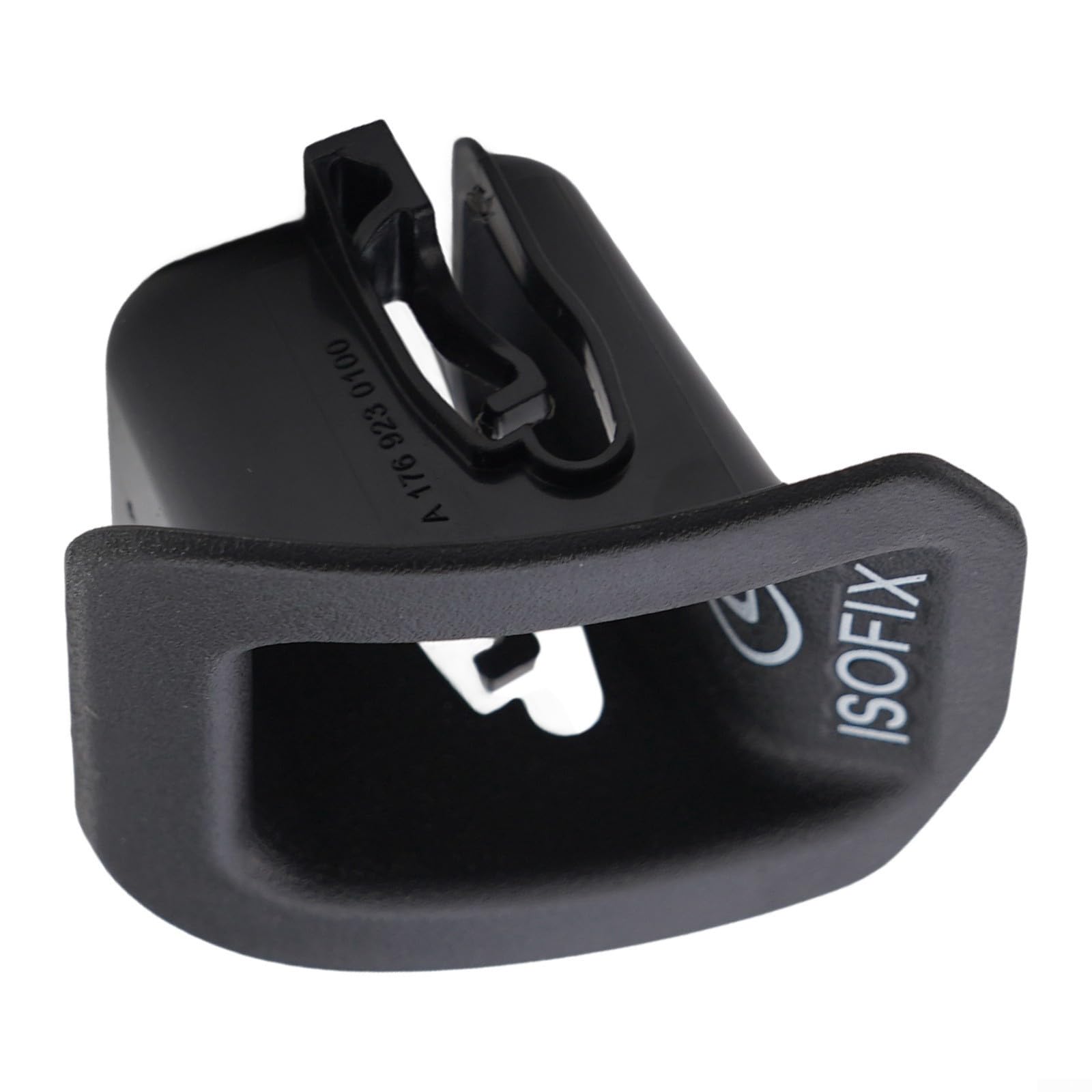 Copertura ISOFIX per seggiolino per bambini, in ABS, nera, con montaggio ISOFIX per classe CLA GLA W176, nero