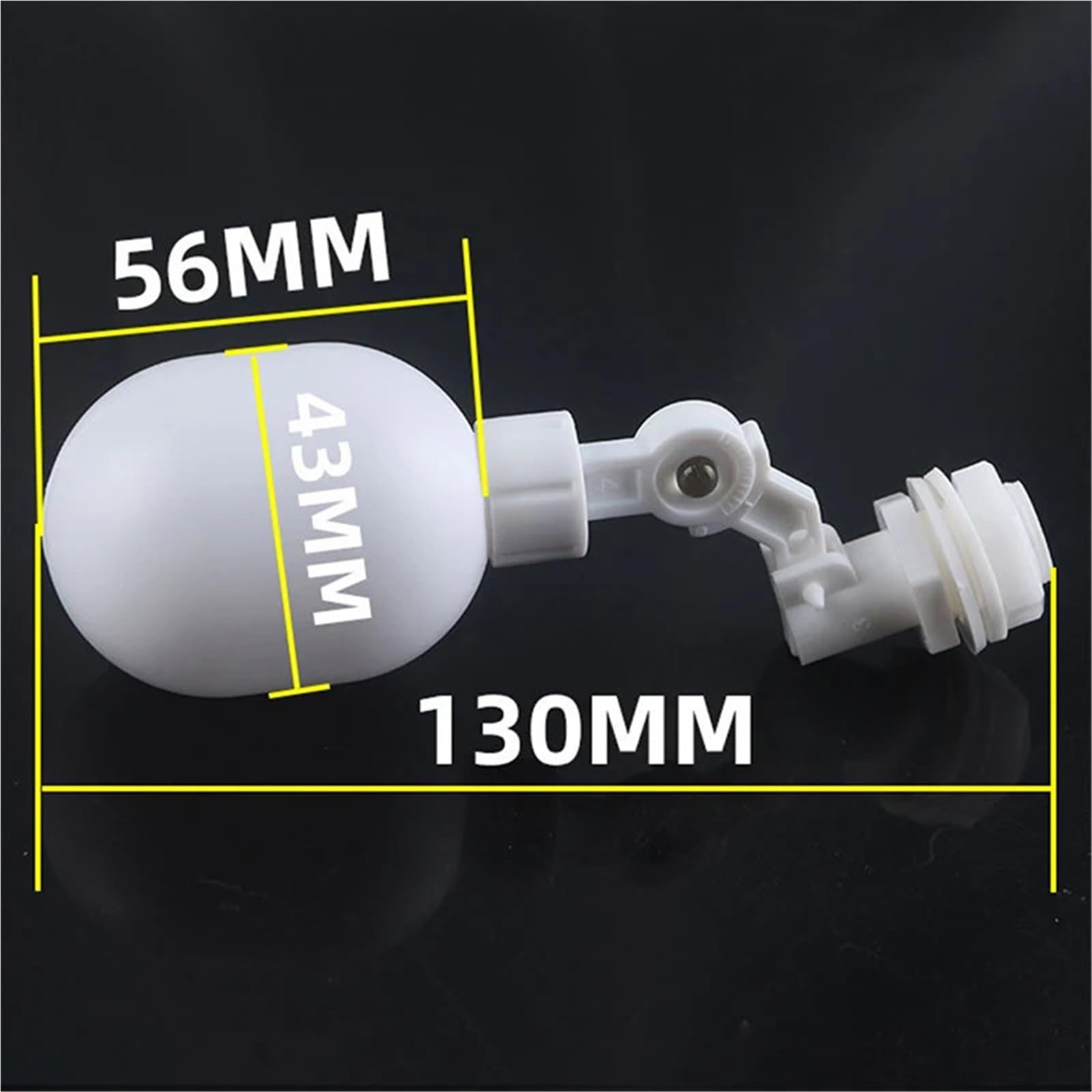 1PCS Ingresso Valvola Galleggiante Regolabile Riempimento Automatico Valvola a Sfera Galleggiante Interruttore di Controllo Dell'acqua per Torre Acqua