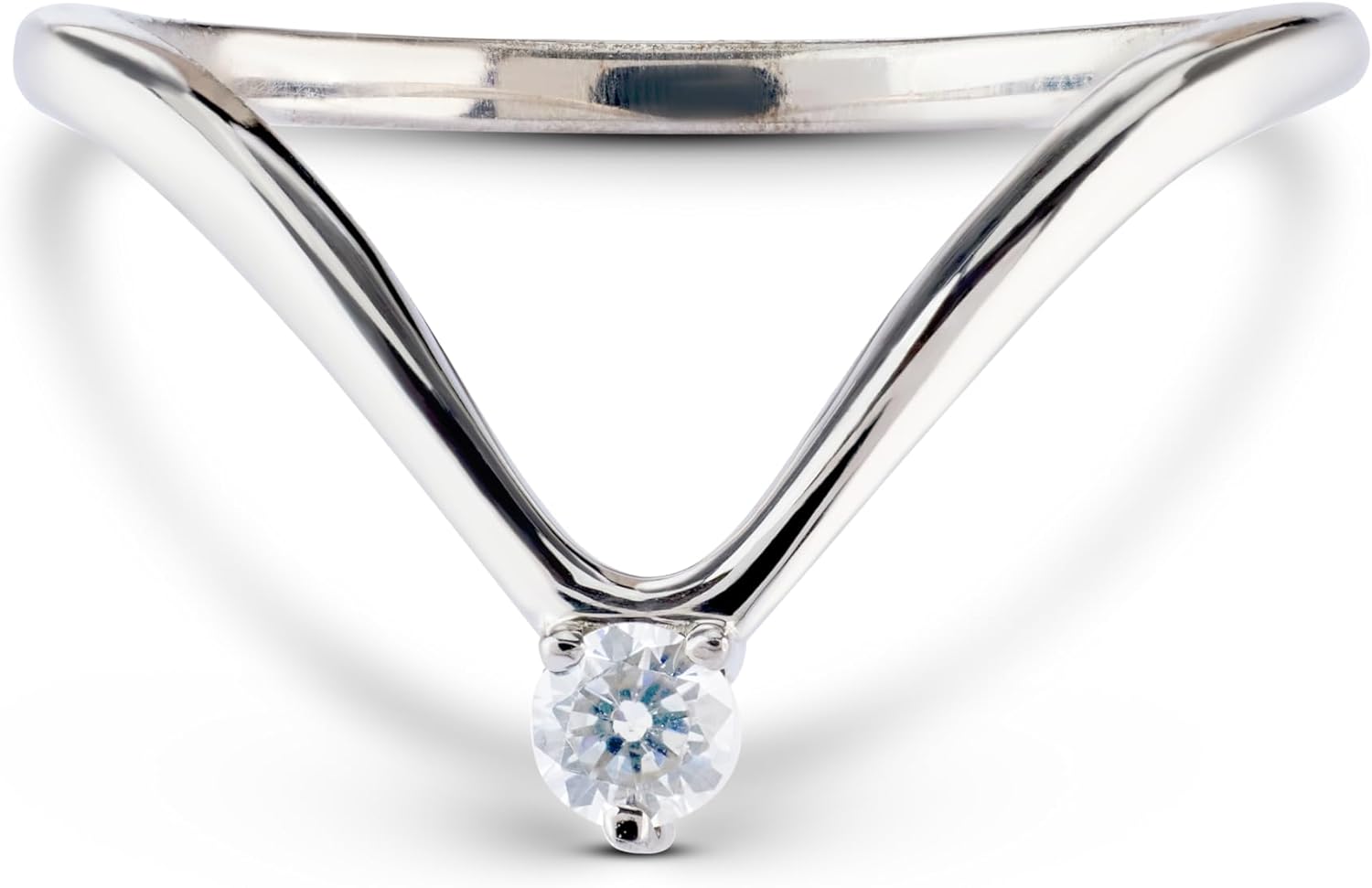 VVS1 Moissanite Wedding Bands Diamond Ring Enhancer for Engagement Rings 925 Sterling Silver Curved Stacking Band Size 4 to 10