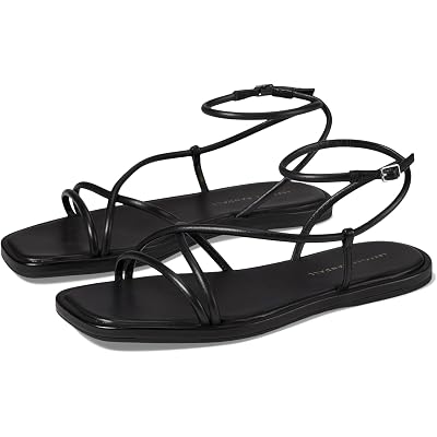 Loeffler Randall Noor Strappy Ankle Wrap Flat Sandals