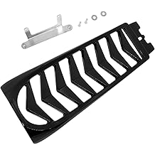 HDBUBALUS 下前下巴扰流板 黑色气坝整流罩适用于哈雷软尾街鲍勃突破脂肪鲍勃 2018-2024（黑色）